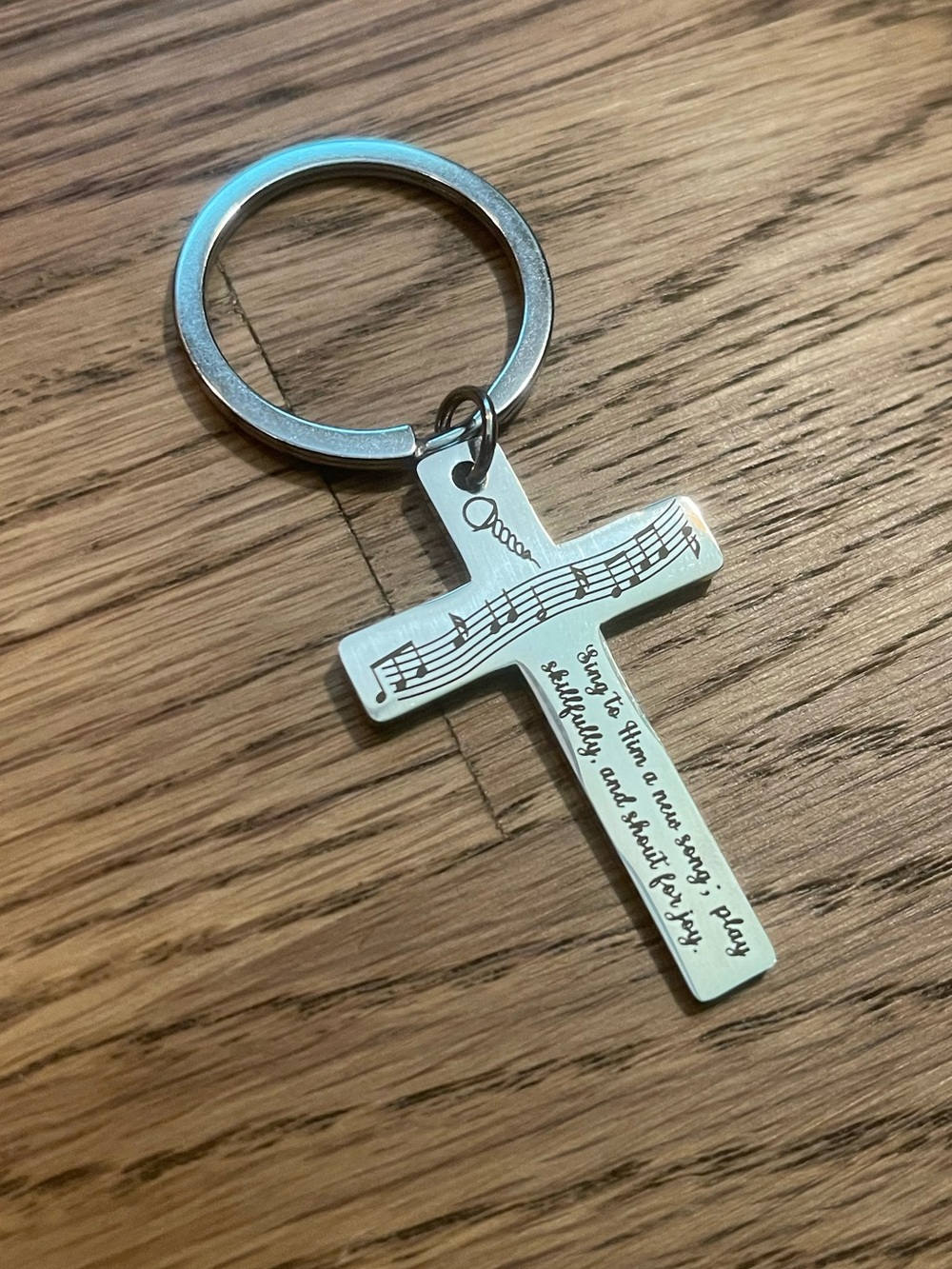 Cross Keychain